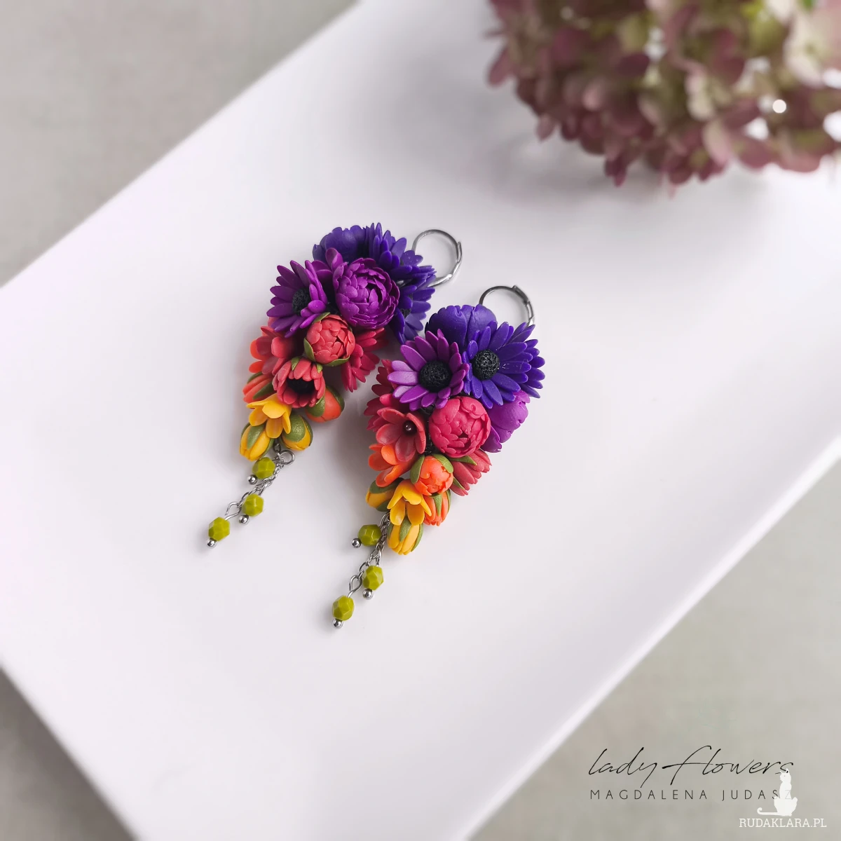 Kolczyki w jesiennych kolorach