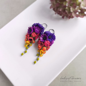 Kolczyki w jesiennych kolorach