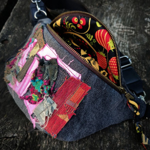 Nerka plecak z jeansuu