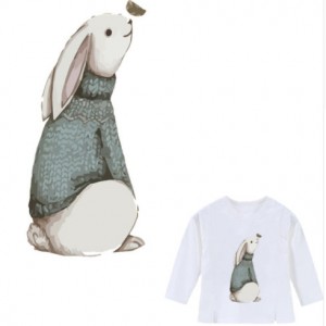 Naklejka naprasowanka na bluzkę zając