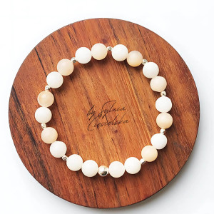 Bransoletka Damska z Awenturynem Brzoskwiniowym