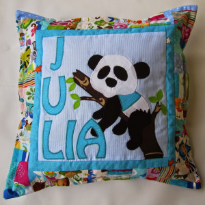 Poszewka na poduszkę z imieniem dziecka/personalizowana/na zamówienie