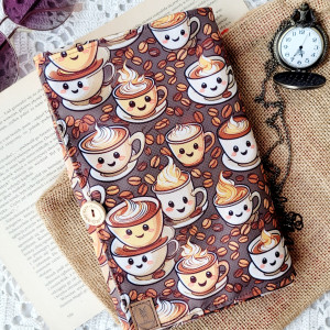 Wodoodporne etui na książkę: jesienna kawa