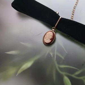 Naszyjnik Retro Choker Camea