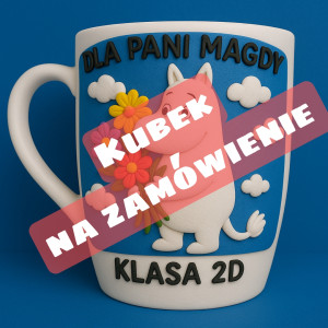 Kubek 3d dla nauczyciela PERSONALIZACJA