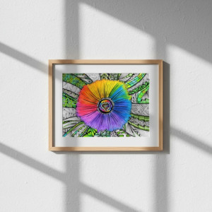 73. ENERGIA - rysunek, plakat.