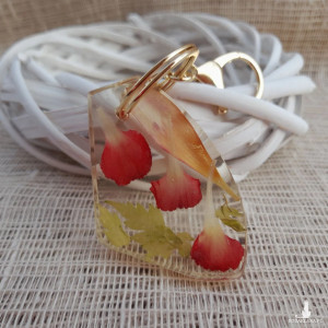 Brelok z żywicy - FLOWERS