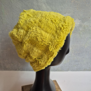 Futrzana  sztuczne futro czapka