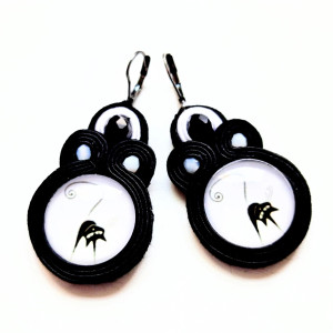 Black Cat kolczyki sutasz