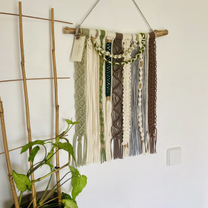 Makrama na ścianę, Ozdoba do domu, Dekoracja ścienna