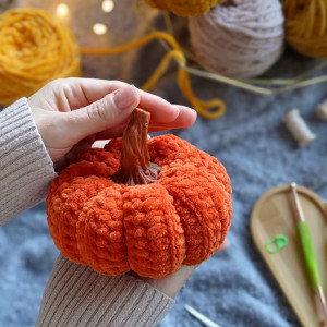 Dynia pluszowa, Jesienna dekoracja, Pomysł na prezent