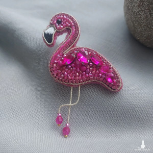 Wyjątkowa broszka FLAMING