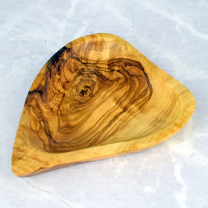 Półmisek Serce 16 cm drewno oliwne