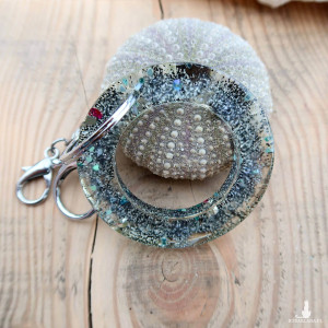 Brelok żywica - Silver Night