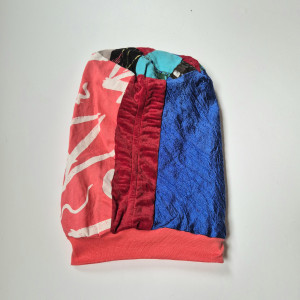 Czapka patchworkowa na podszewce