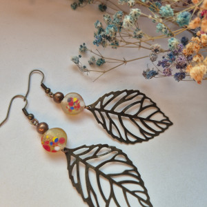 Kolczyki liscie lekkie