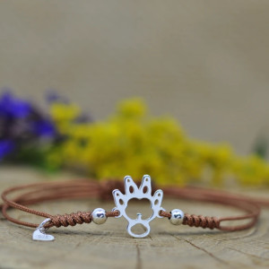 Łapka - Świnka morska - srebro 925