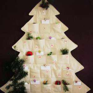 Kalendarz adwentowy z kieszonkami NA ZAMÓWIENIE