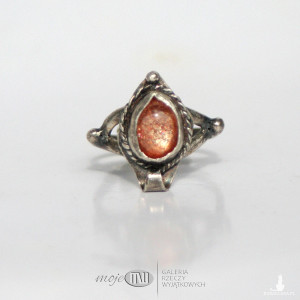 Kamień słoneczny w srebrze