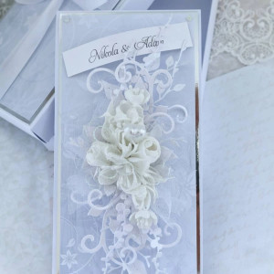 Elegancka kartka na ślub z personalizacją