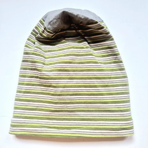 Czapka w paski smerfetka M