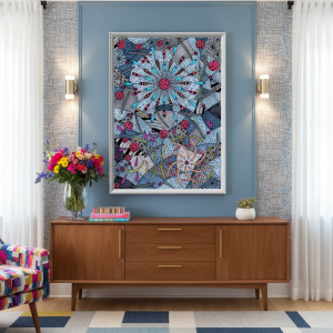 13. SUPERNOWA - rysunek, plakat.