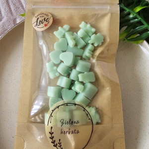 100% sojowy wosk do kominka o zapachu Zielonej herbaty