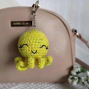 Brelok ośmiornica, Brelok do kluczy, Brelok na prezent, Brelok dla dziecka