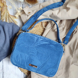 Torebka box handmade zgaszony chaber