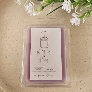 Sojowy wosk do kominka o zapachu   Wild fig & Ylang