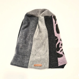 Czapka patchworkowa na podszewce