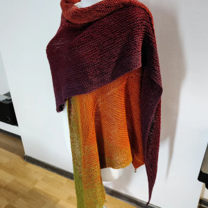 Chusta wełniana hand made