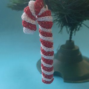 Szydełkowe laseczki cukrowe