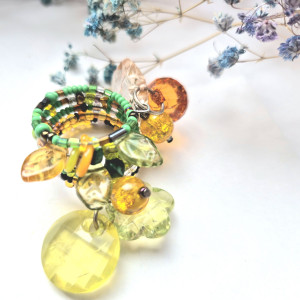 Duzy  pierścionek regulowany