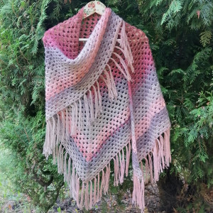 RĘCZNIE SZYDEŁKIEM - klasyczna, uniwersalna, twarzowa chusta