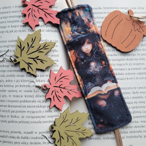 Zakładka do książki: jesienna czarownica