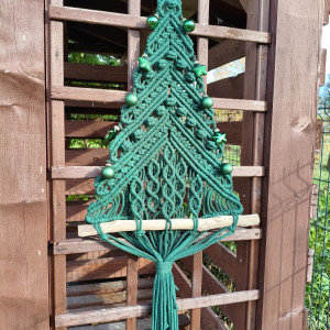 Makramowa choinka świąteczna w stylu Boho