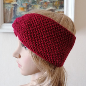 RĘCZNIE NA DRUTACH Burgund opaska 40,00 zł