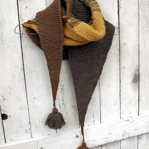 Chusta-Szal z wełny i alpaki