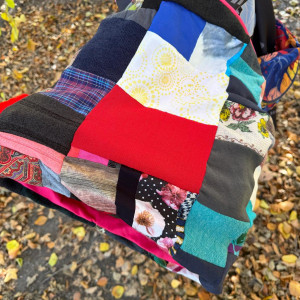 Komin patchworkowy  kolorowy