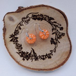 Kolczyki - mandarynki