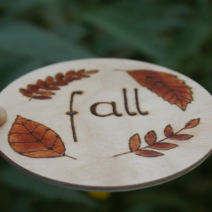 podstawka pod kubek jesienna