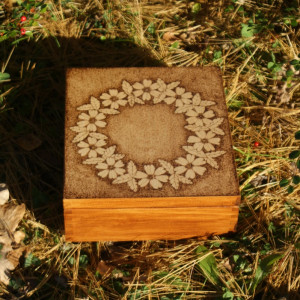 rustykalna herbaciarka/szkatułka