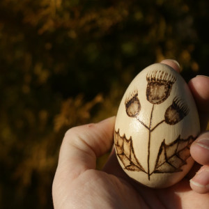 pisanka/dekoracja z ostem