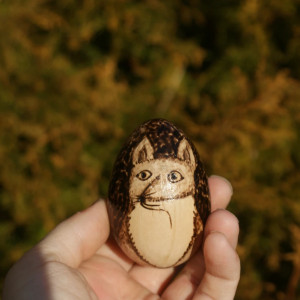 pisanka/dekoracja z lisem