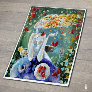 Plakat "Myśli kobiety" 50x70 cm