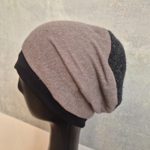 Czapka krótka kolory ziemi