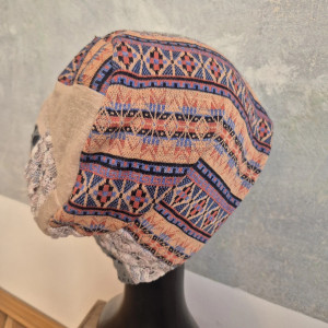 Czapka patchworkowa Boho
