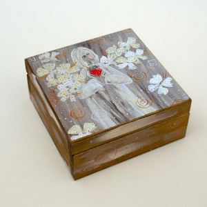 Szkatułka "Z całego serca" 13x13 cm