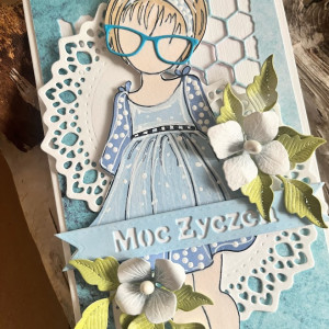 304,kartka na urodziny /imieniny dla dziewczynki